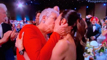 Jamie Lee Curtis Reacts to Kissing Michelle Yeoh After SAG Awards Win (Exclusive)